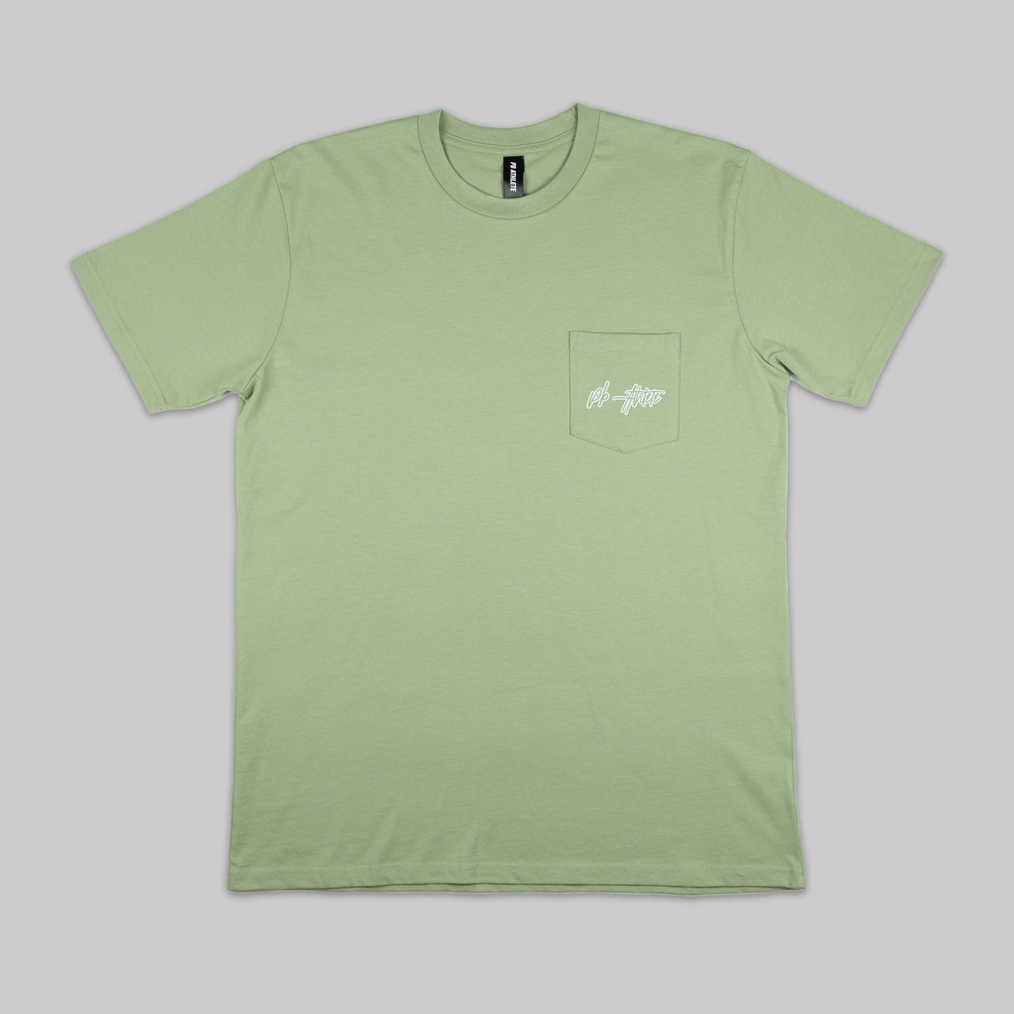 Script Pocket T-Shirt - Pistachio